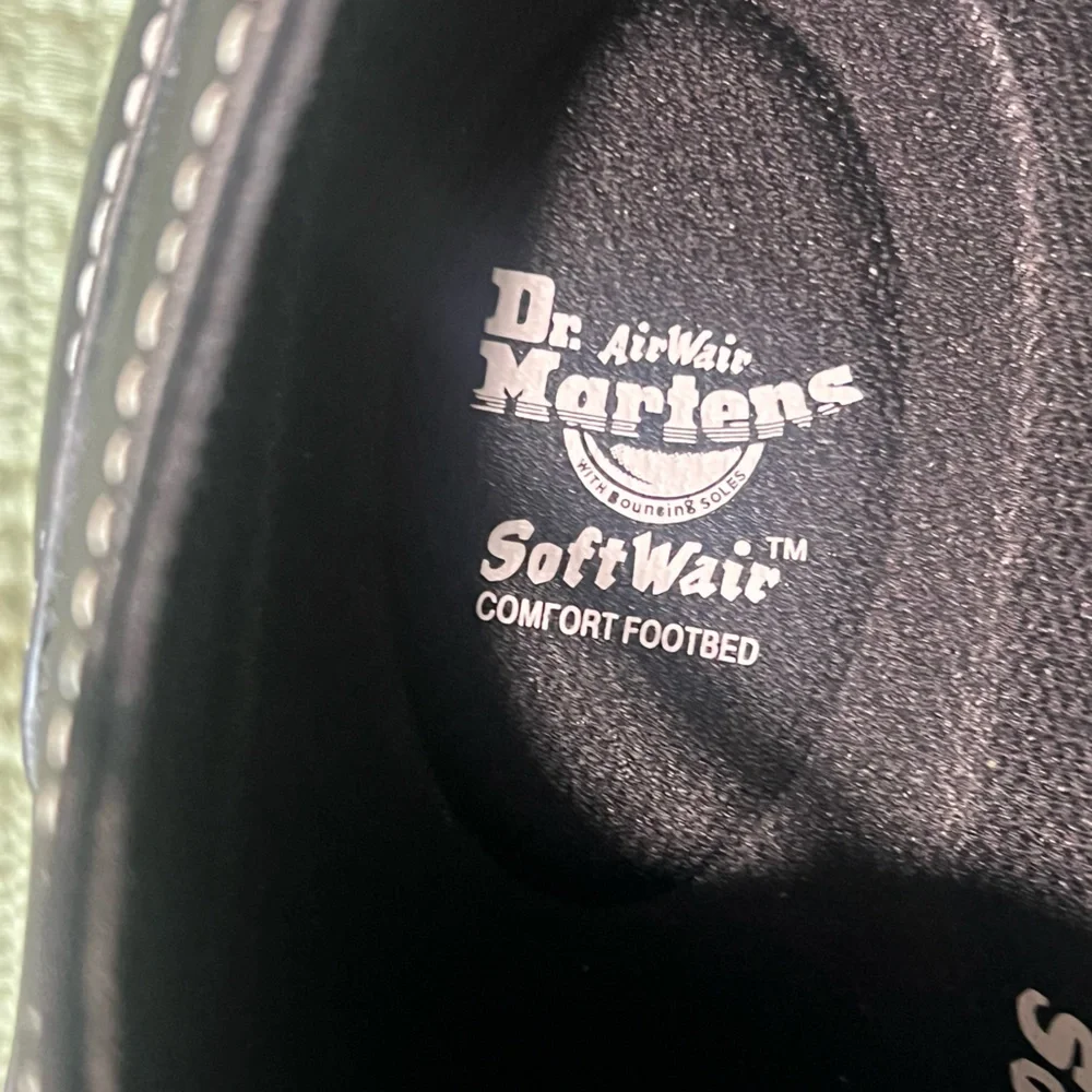 DR. MARTENS AUDRICK 3i QUILTED PLATFORM DERBY WOMEN LACE-UP BLACK SHOES SIZE 10